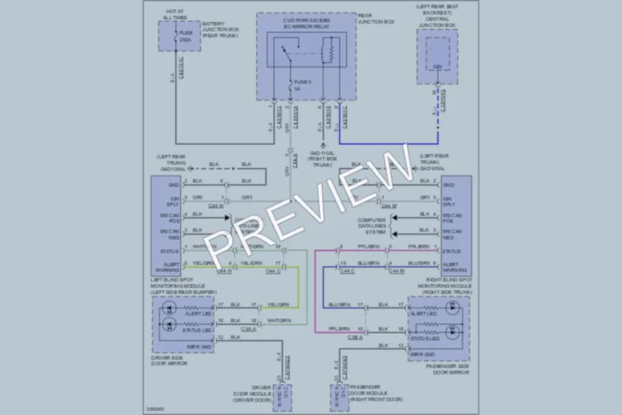 2012 Jaguar XJSupercharged Navigation wiring diagram preview