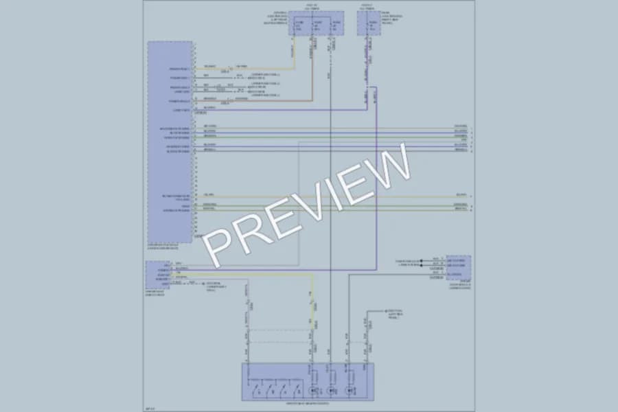 2012 Jaguar XJSupersport Memory Systems wiring diagram preview
