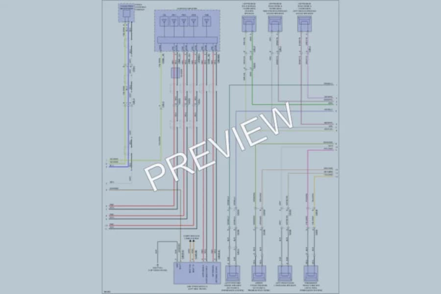 2012 Jaguar XJSupersport Radio wiring diagram preview