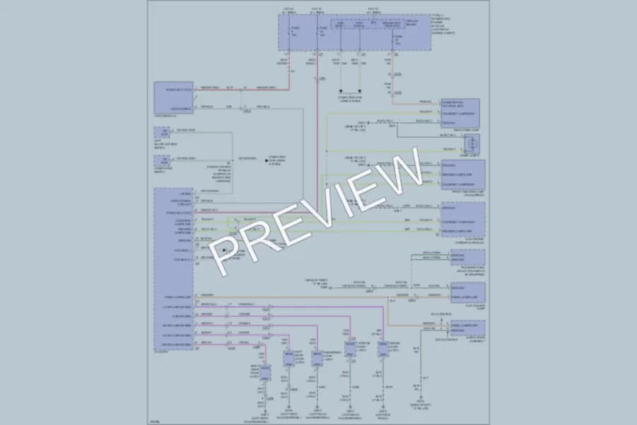 2012 Jeep Compass Interior Lights wiring diagram preview