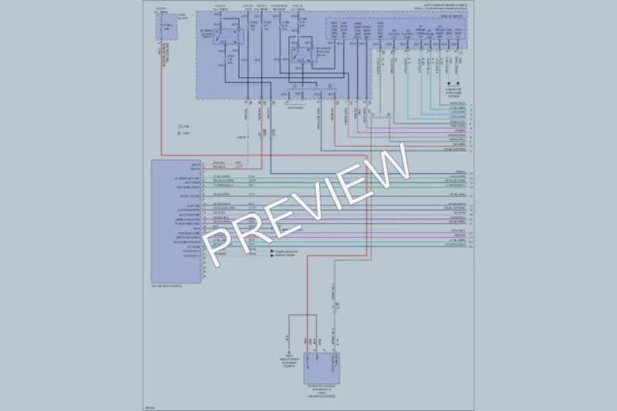 2012 Jeep GrandCherokee Air Conditioning wiring diagram preview