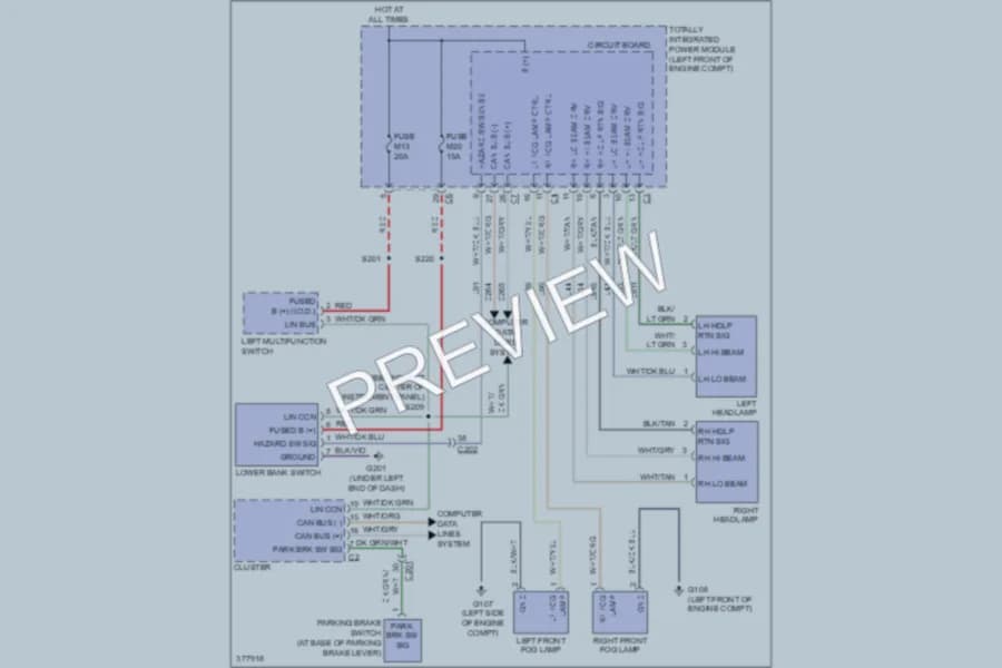 2012 Jeep Liberty Headlights wiring diagram preview