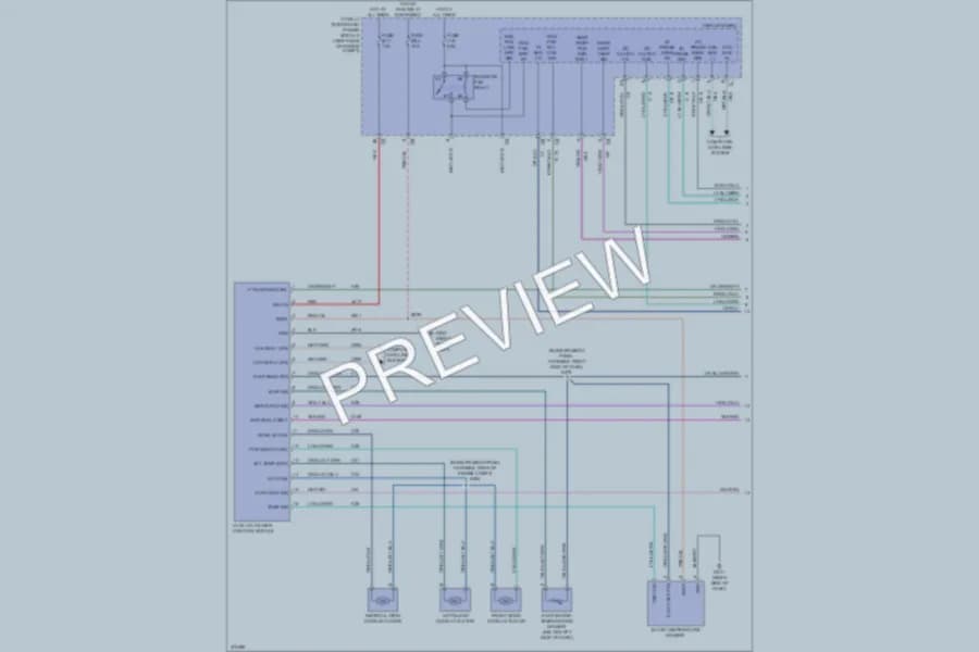 2012 Jeep Wrangler Air Conditioning wiring diagram preview