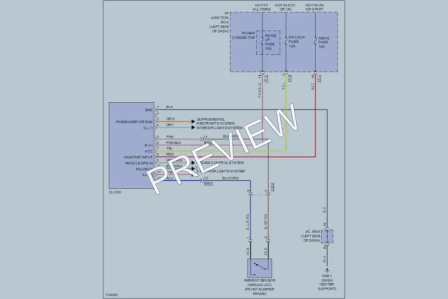 2012 Kia ForteKoup Instrument Cluster wiring diagram preview
