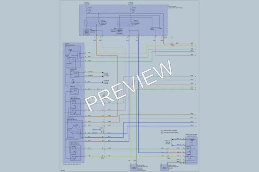 2012 Kia Optima Power Windows wiring diagram preview