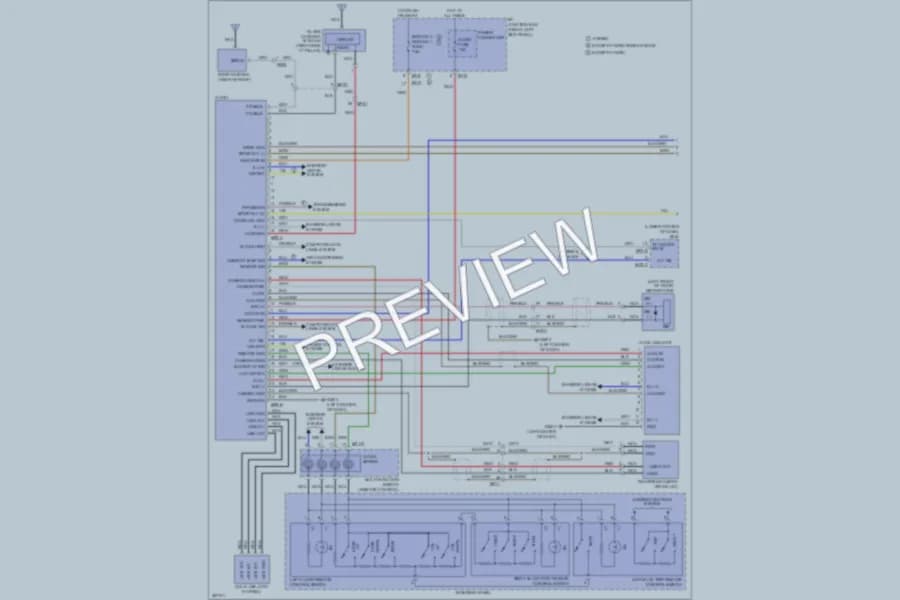 2012 Kia Optima Radio wiring diagram preview