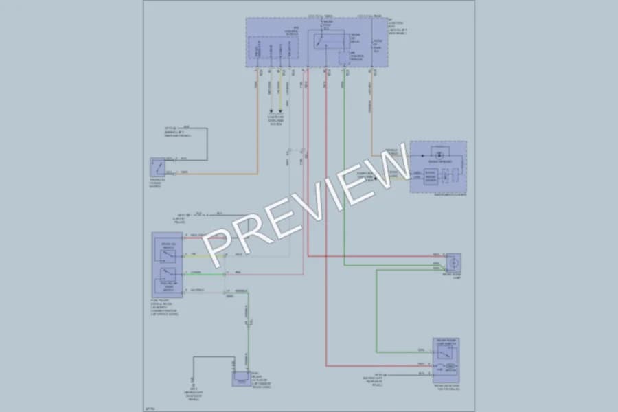 2012 Kia Optima Trunk Tailgate Fuel Door wiring diagram preview
