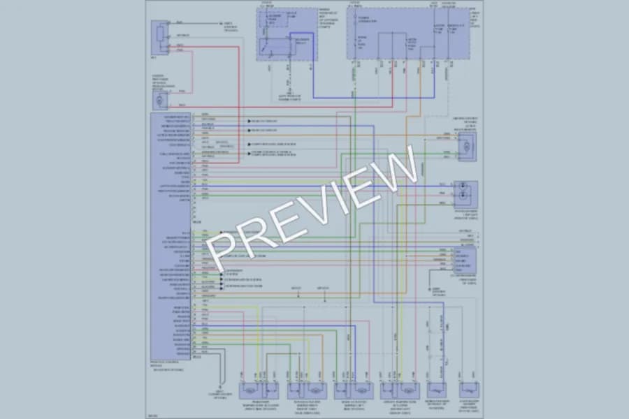 2012 Kia Sorento Air Conditioning wiring diagram preview