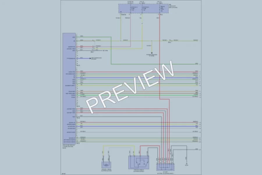 2012 Kia Sorento Memory Systems wiring diagram preview