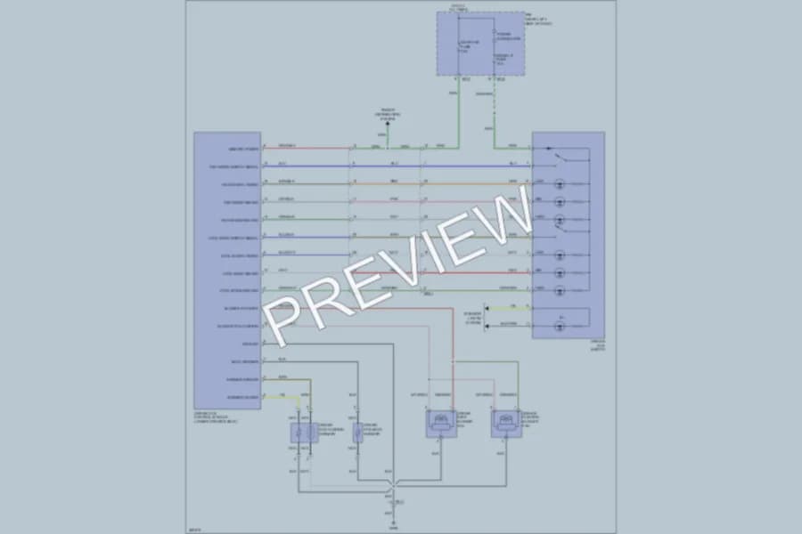 2012 Kia Sorento Power Seats wiring diagram preview