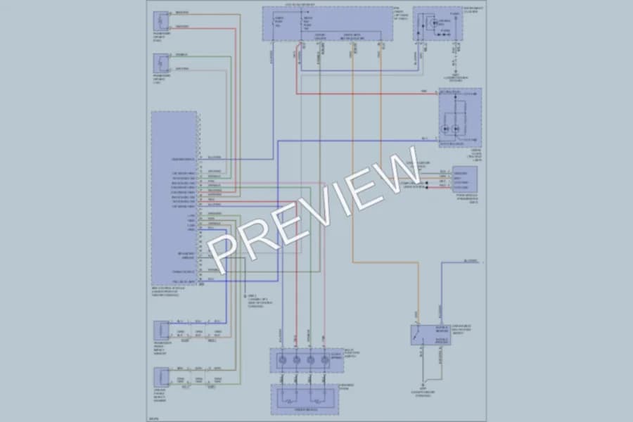 2012 Kia Sorento Supplemental Restraints wiring diagram preview