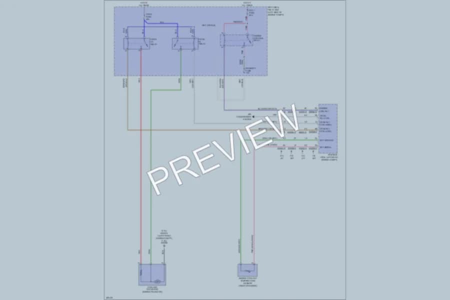 2012 Kia Soul Cooling Fan wiring diagram preview