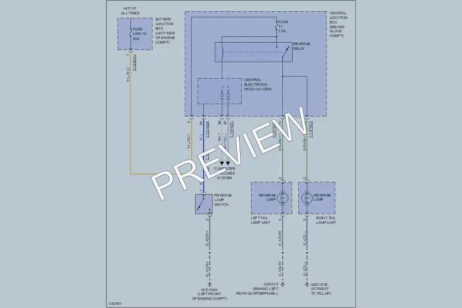 2012 LandRover LR2 Exterior Lights wiring diagram preview