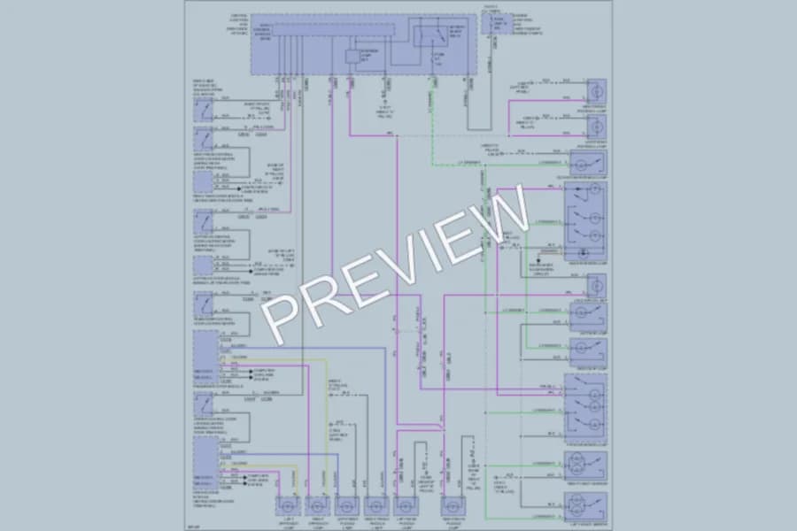 2012 LandRover LR4 Interior Lights wiring diagram preview