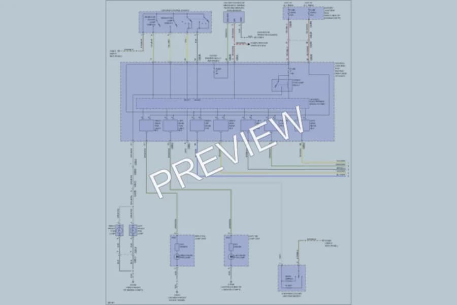 2012 LandRover RangeRover Headlights wiring diagram preview