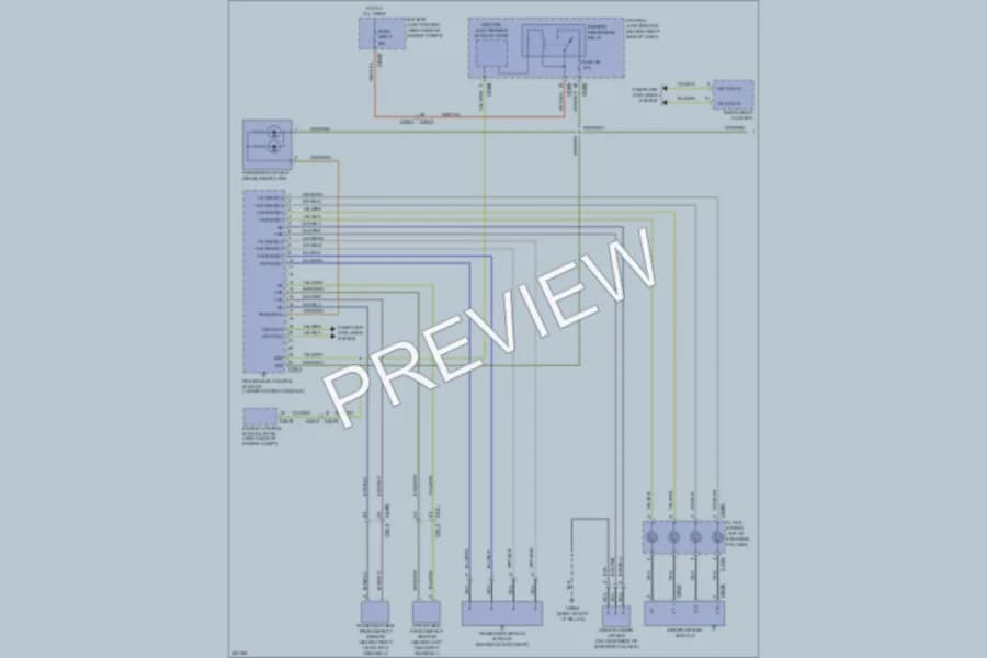 2012 LandRover RangeRover Supplemental Restraints wiring diagram preview