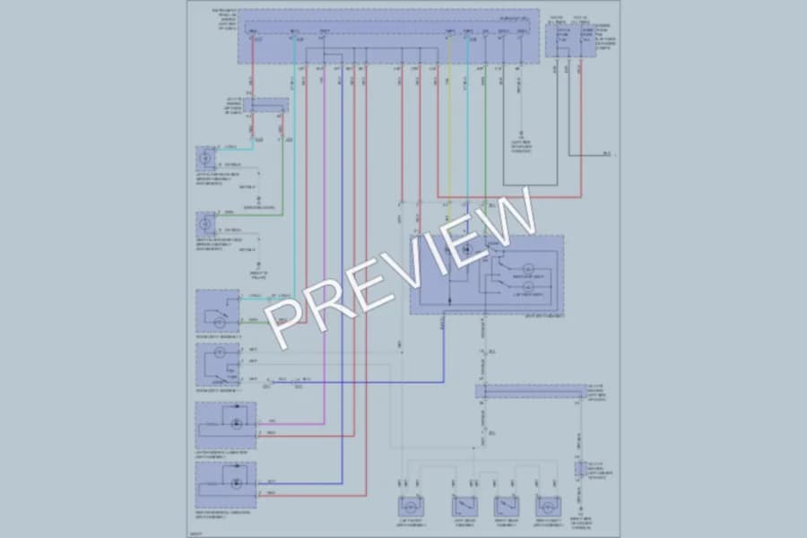 2012 Lexus CT200h Interior Lights wiring diagram preview