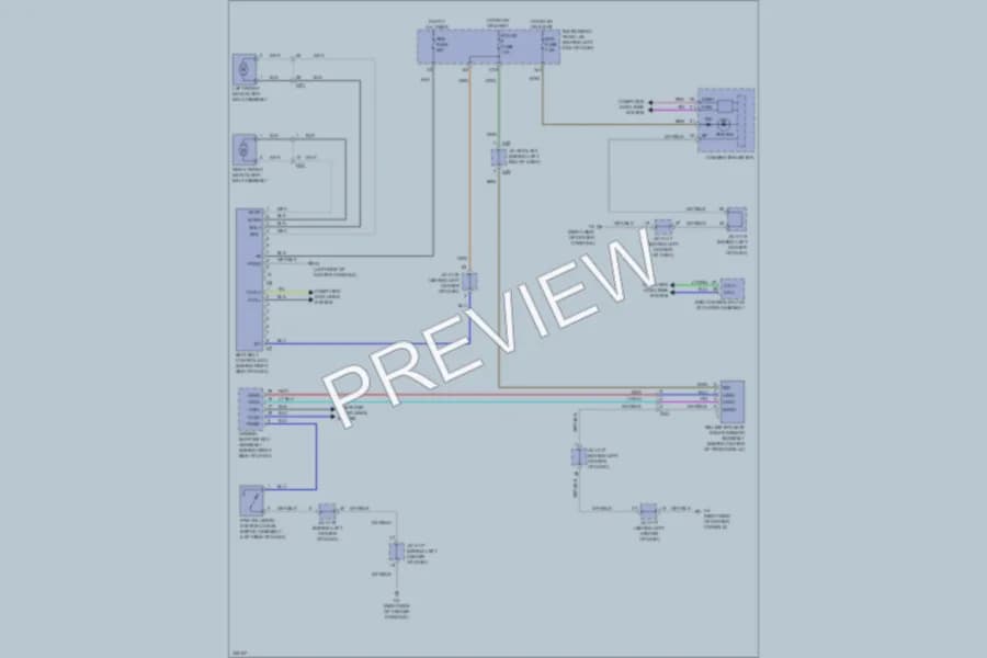 2012 Lexus CT200h Supplemental Restraints wiring diagram preview