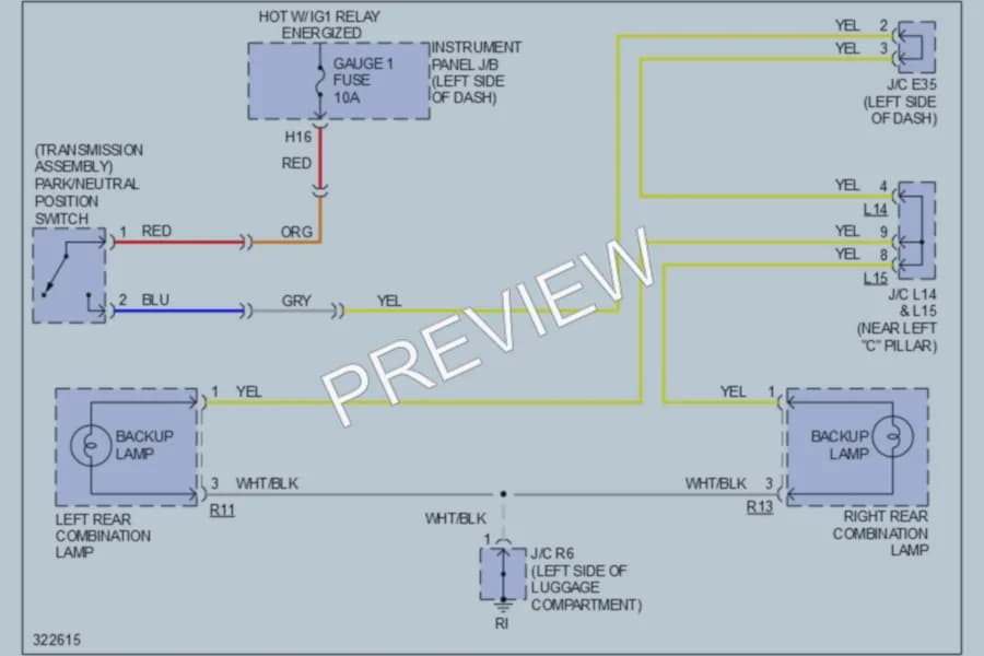 2012 Lexus ES350 Exterior Lights wiring diagram preview