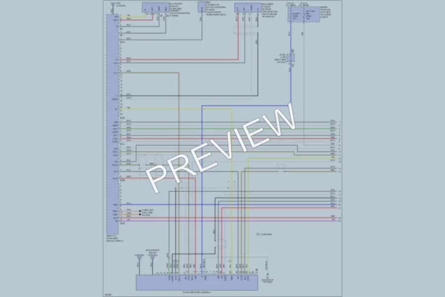 2012 Lexus ES350 Radio wiring diagram preview