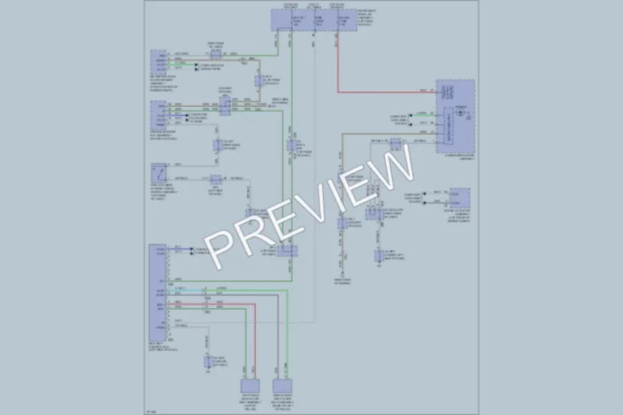 2012 Lexus GX460 Supplemental Restraints wiring diagram preview