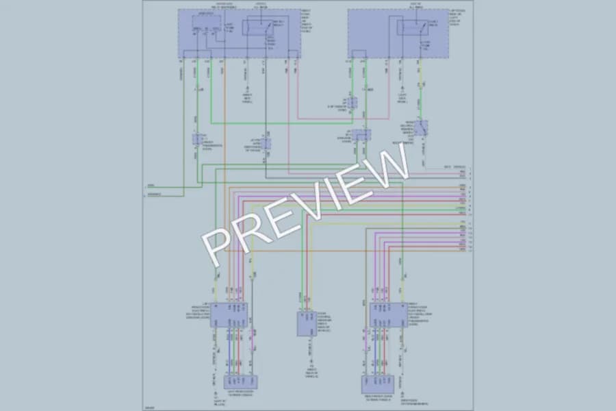 2012 Lexus IS250 Anti Theft wiring diagram preview
