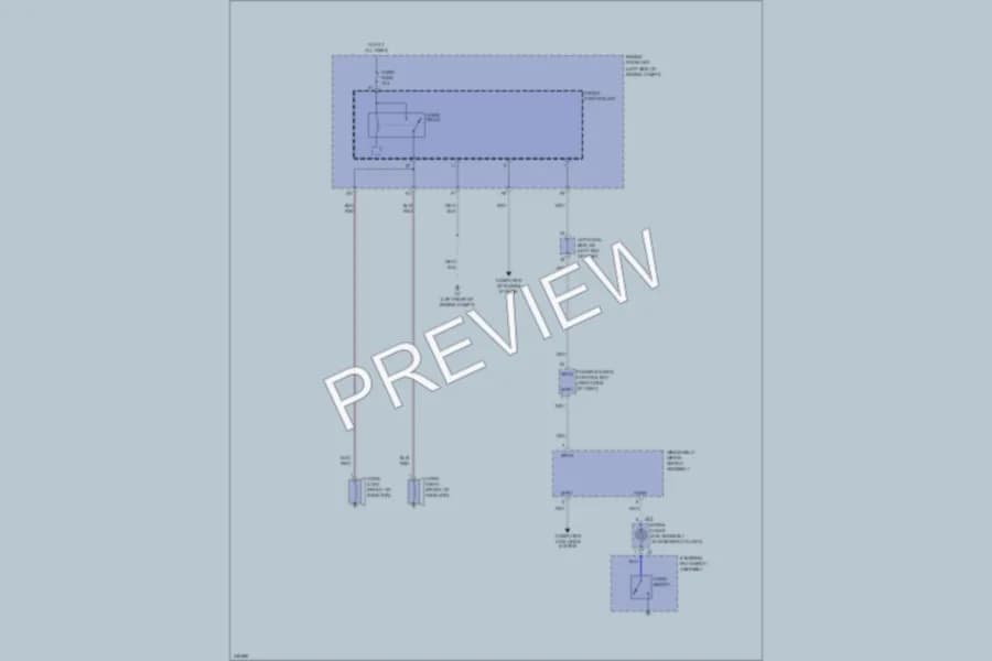 2012 Lexus IS350C Horn wiring diagram preview