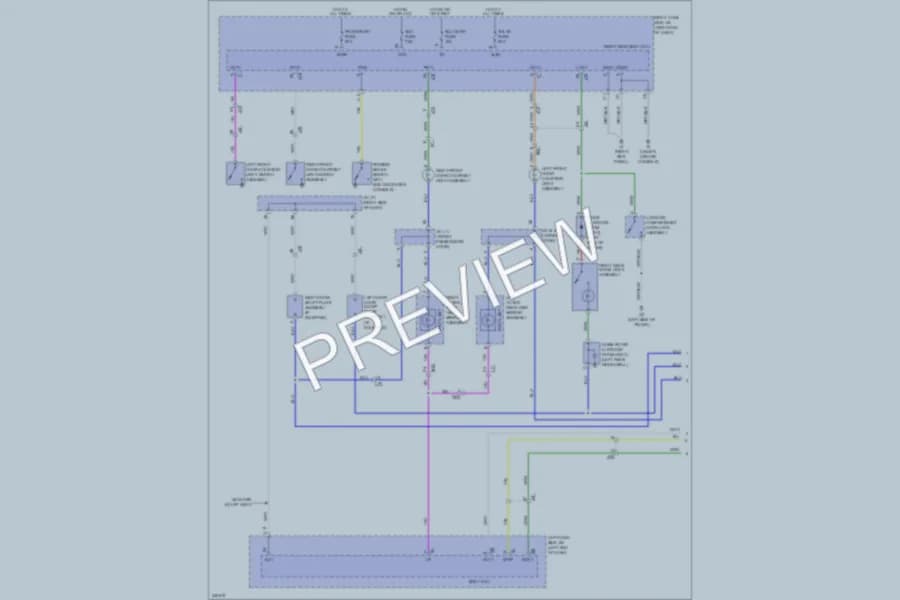 2012 Lexus IS350C Interior Lights wiring diagram preview
