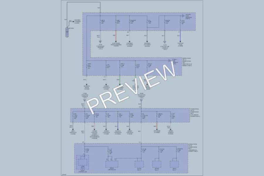 2012 Lexus ISF Power Distribution wiring diagram preview