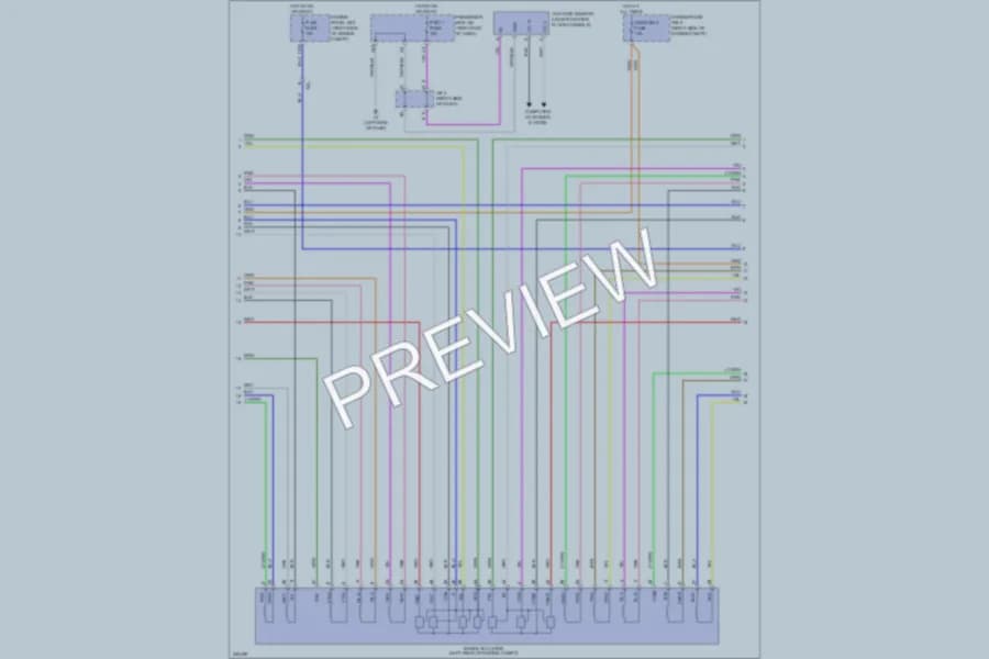2012 Lexus LS460 Anti Lock Brakes wiring diagram preview