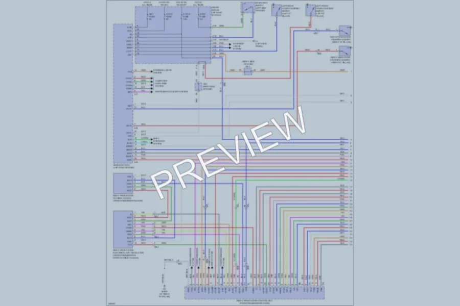 2012 Lexus LS460 Anti Theft wiring diagram preview