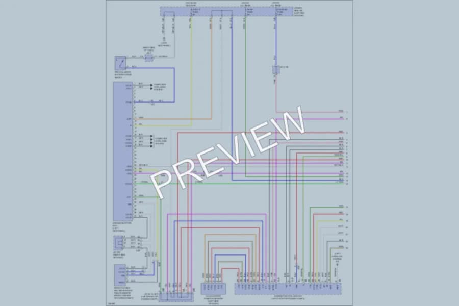 2012 Lexus LS460 Cruise Control wiring diagram preview