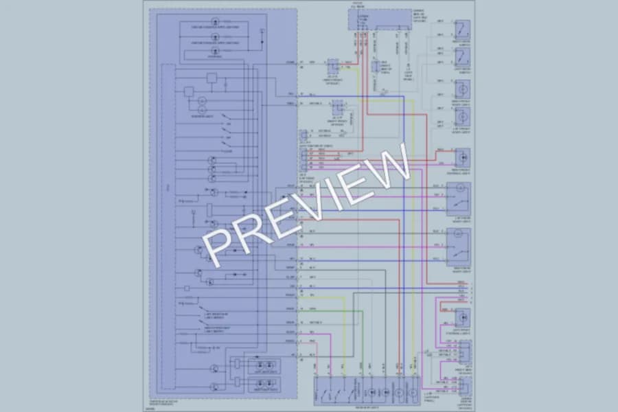 2012 Lexus LS460 Interior Lights wiring diagram preview