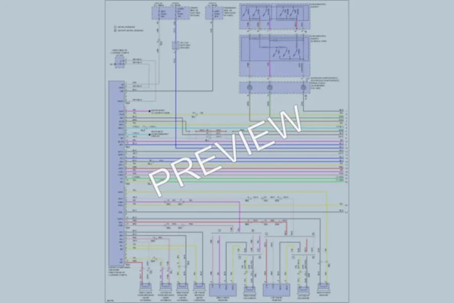 2012 Lexus LS460 Navigation wiring diagram preview