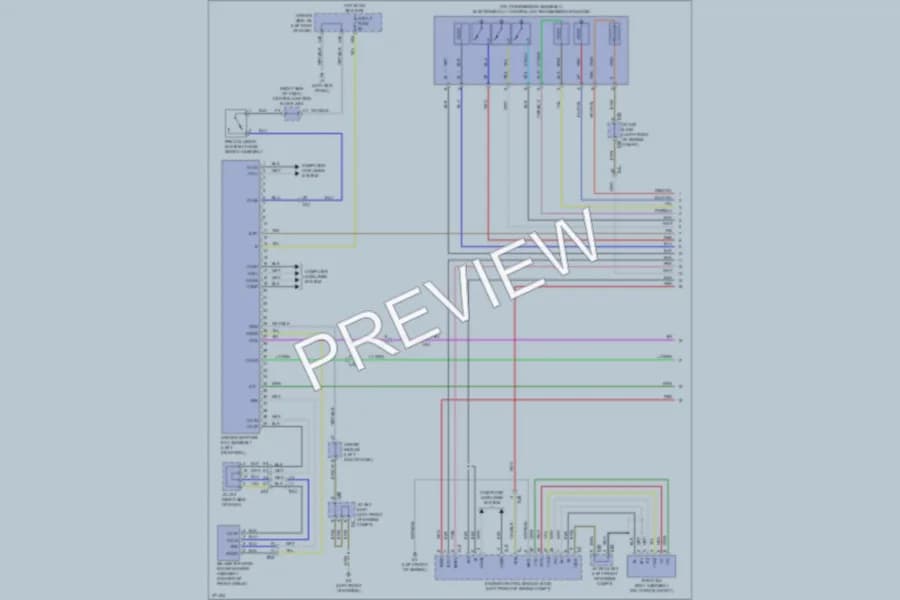 2012 Lexus LS600h Cruise Control wiring diagram preview
