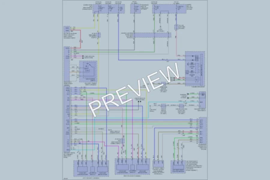 2012 Lexus LS600h Headlights wiring diagram preview