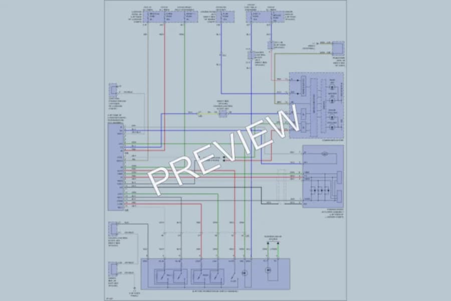 2012 Lexus LS600h Shift Interlock wiring diagram preview