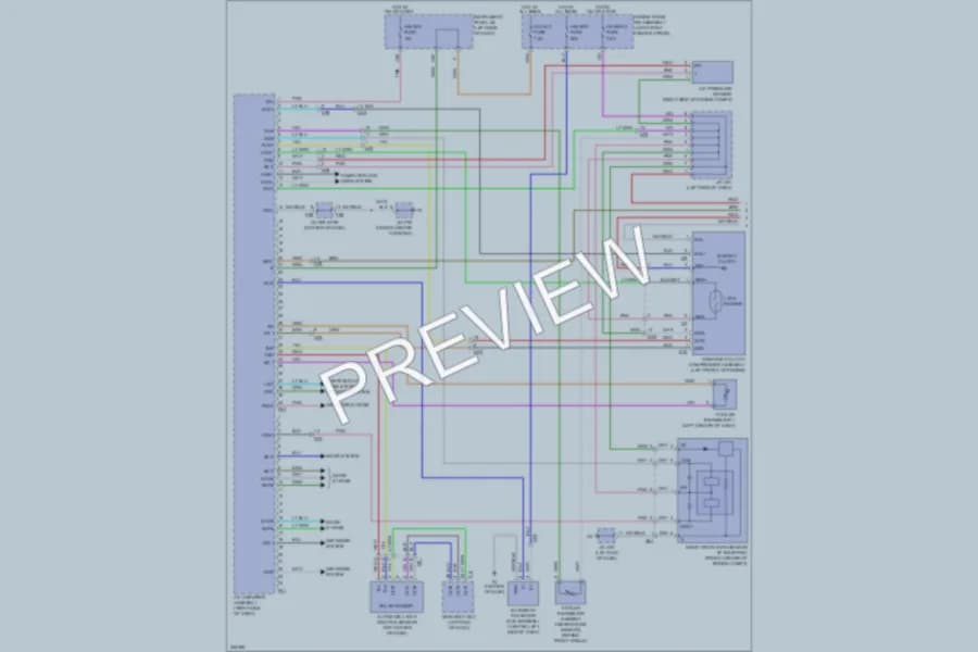 2012 Lexus RX350 Air Conditioning wiring diagram preview