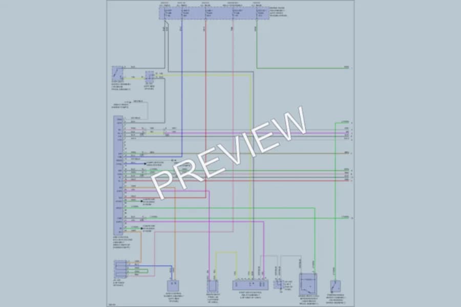 2012 Lexus RX350 Anti Lock Brakes wiring diagram preview