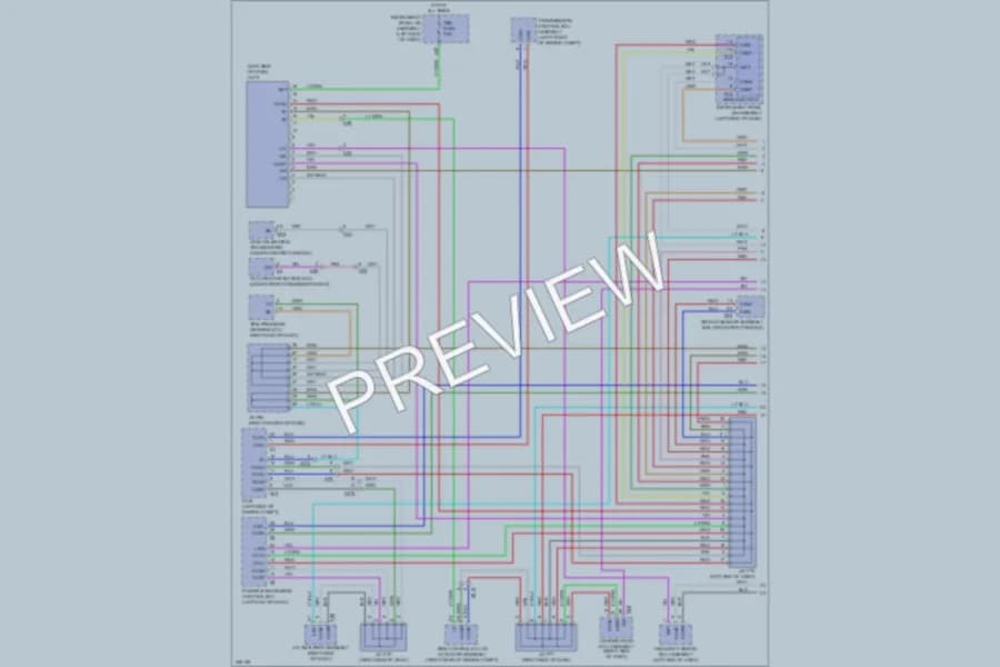 2012 Lexus RX350 Computer Data Lines wiring diagram preview
