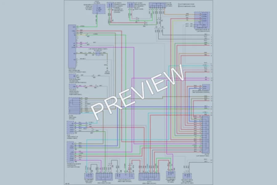 2012 Lexus RX450h Computer Data Lines wiring diagram preview