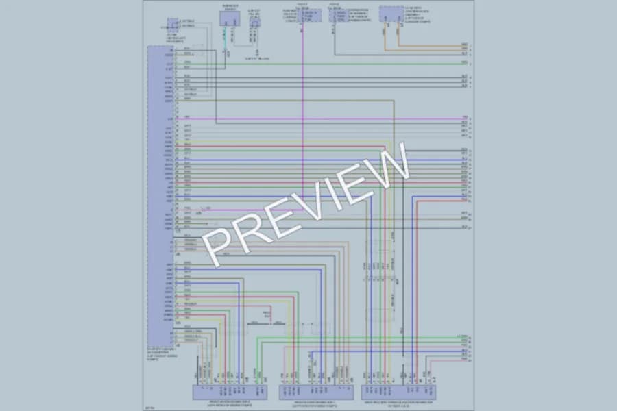 2012 Lexus RX450h Transmission wiring diagram preview