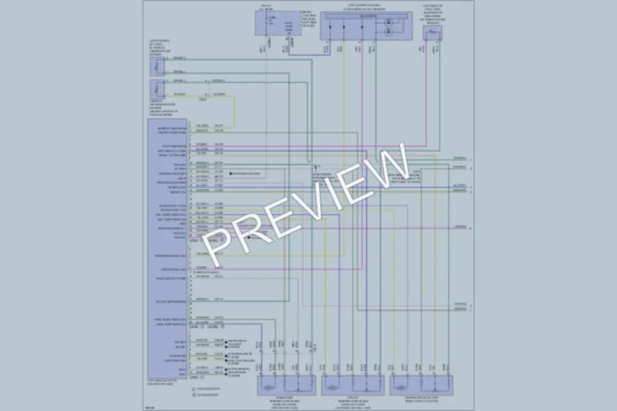 2012 Lincoln MKS Air Conditioning wiring diagram preview