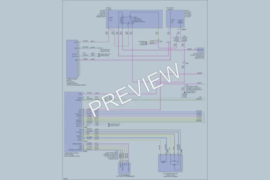 2012 Lincoln MKS Cruise Control wiring diagram preview