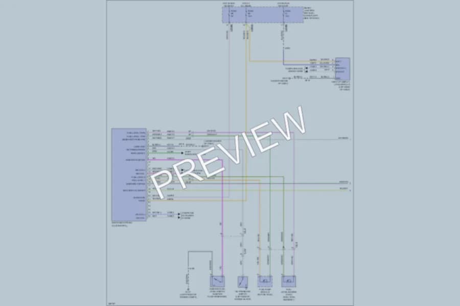 2012 Lincoln MKT Instrument Cluster wiring diagram preview