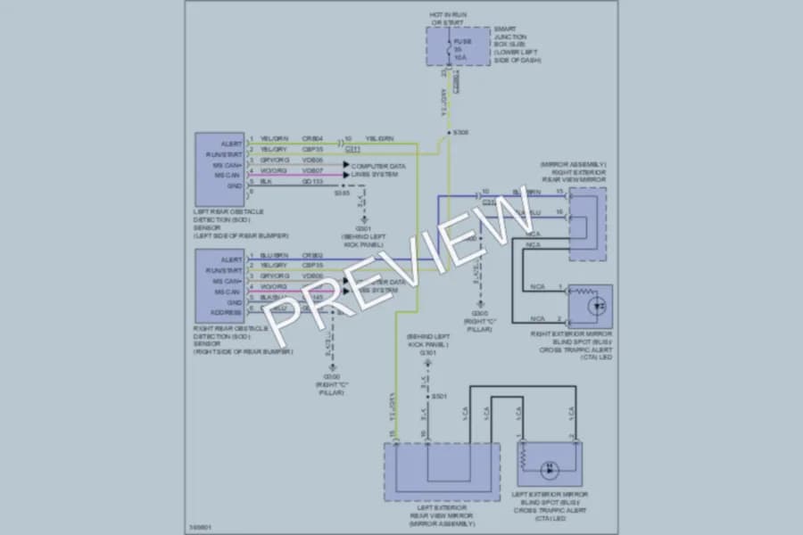2012 Lincoln MKT Navigation wiring diagram preview