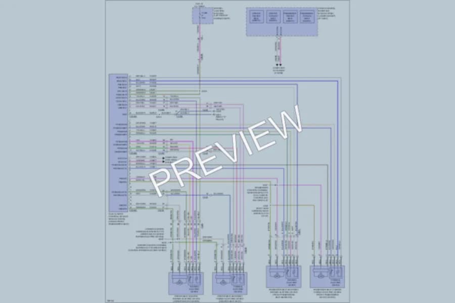 2012 Lincoln MKT Power Seats wiring diagram preview