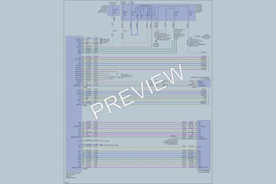 2012 Lincoln MKT Transmission wiring diagram preview