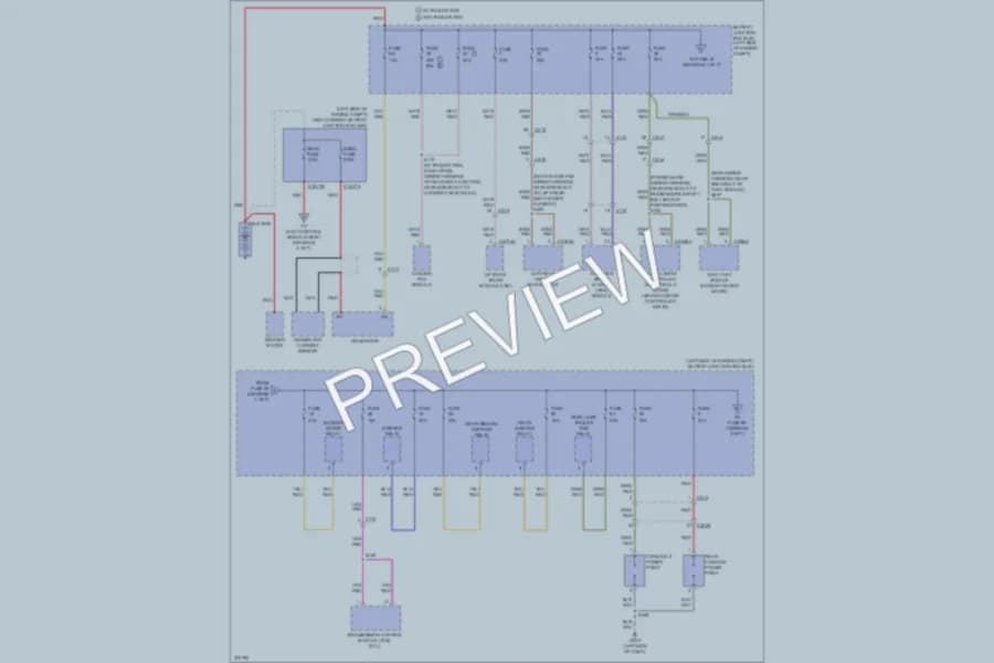 2012 Lincoln MKX Power Distribution wiring diagram preview