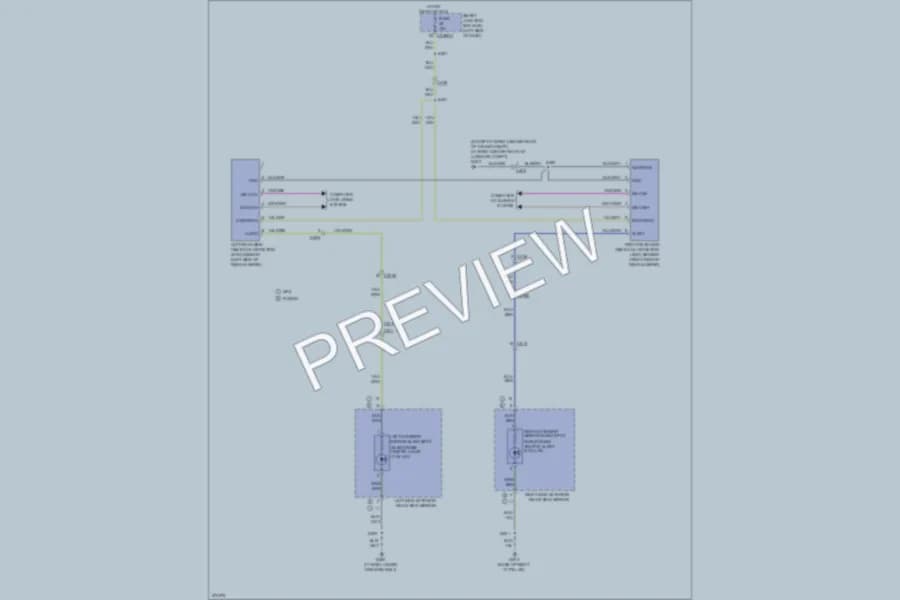 2012 Lincoln MKZ Navigation wiring diagram preview